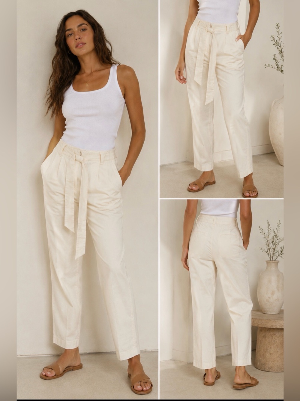Boden women Off-White Chinos size 4
